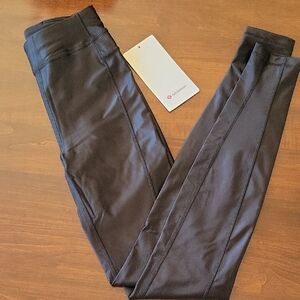 Lululemon Satin Shine High Rise Tights Leggings 28" Size 2